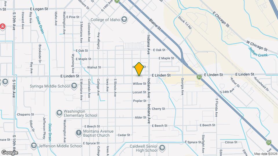 1920 E Linden St Map and Location Details