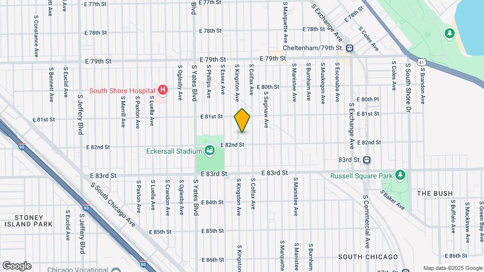 8141 S Kingston Ave Map and Location Details