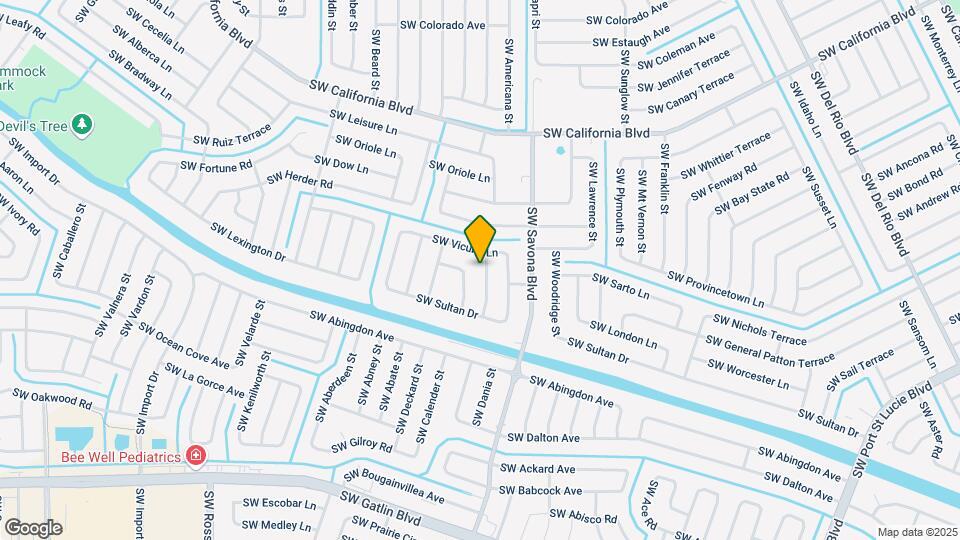 2326 SW Freeman St Map and Location Details