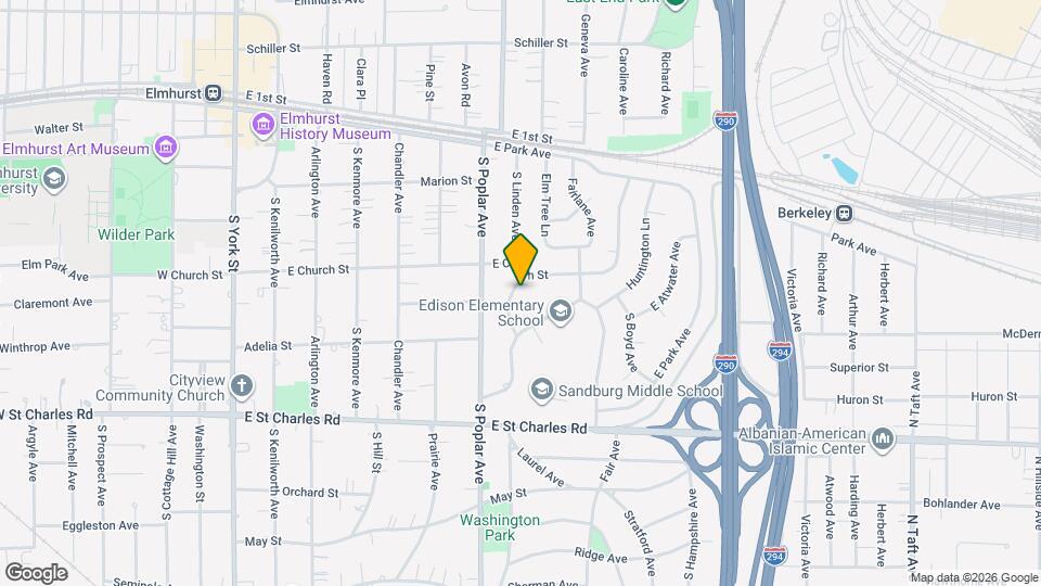 221 S Linden Ave Mapa y Detalles de la Ubicación