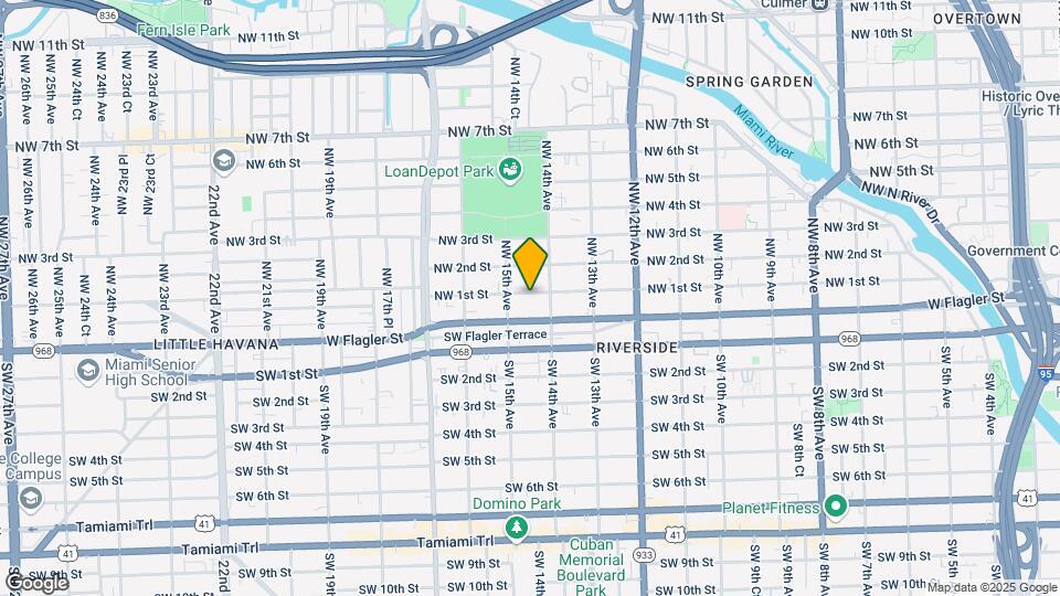 1434 NW 1st St Mapa y Detalles de la Ubicación