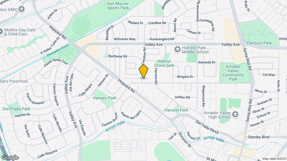 1897 Crestline Rd Map and Location Details