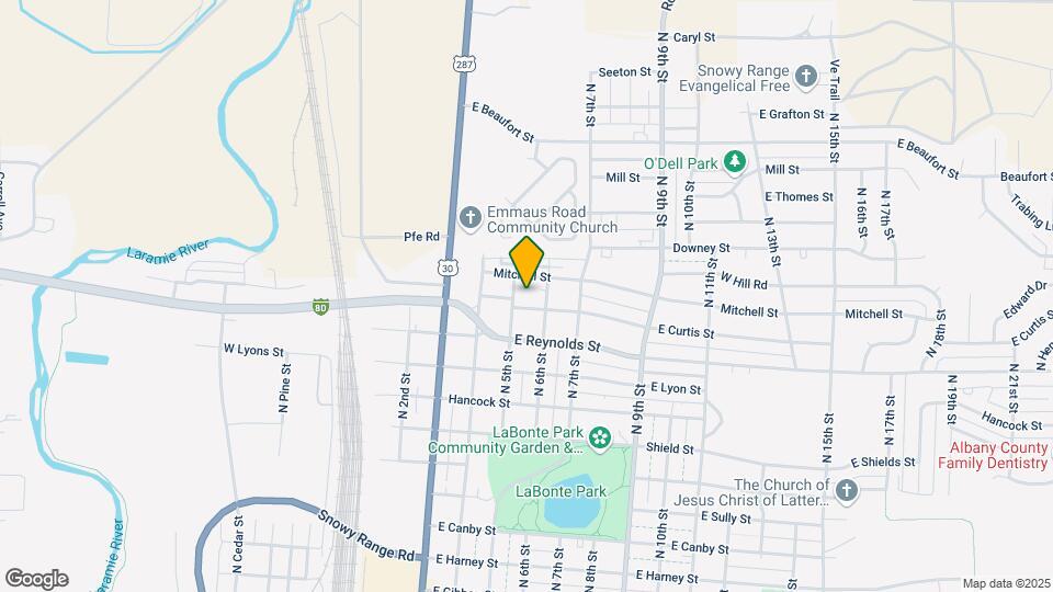 1657 N 5th St Map and Location Details