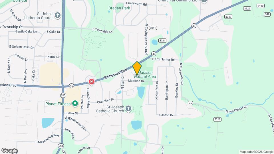 2030 N Hailey Dr Map and Location Details