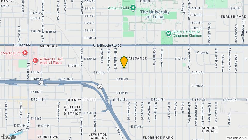 1243 S Columbia Ave Mapa y Detalles de la Ubicación