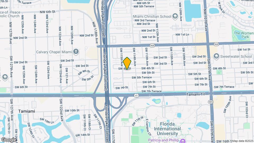 11451 SW 5th St Map and Location Details