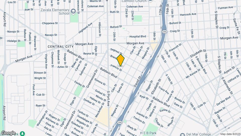 2525 Cleo St Map and Location Details