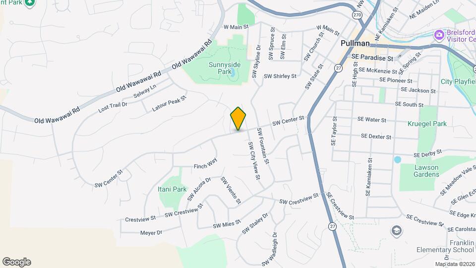 627 SW Center St Mapa y Detalles de la Ubicación