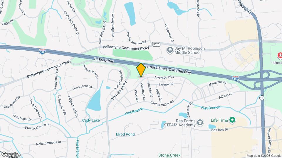 10411 Alvarado Way Map and Location Details