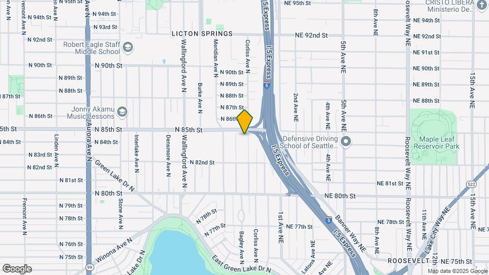 8249 Corliss Ave N Map and Location Details