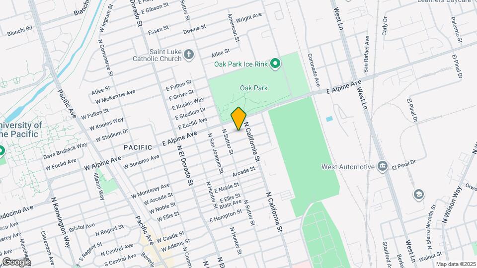 444 E Sonoma Ave Map and Location Details