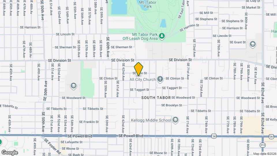 2626 SE 64th Ave Map and Location Details