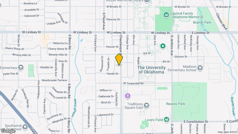 1616 Chautauqua Ave Map and Location Details