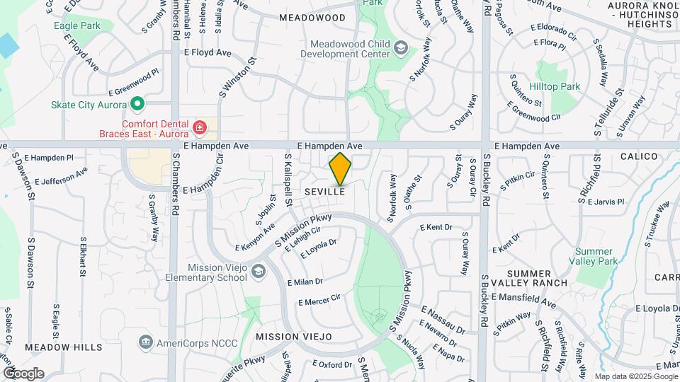 3648 S Laredo St Map and Location Details