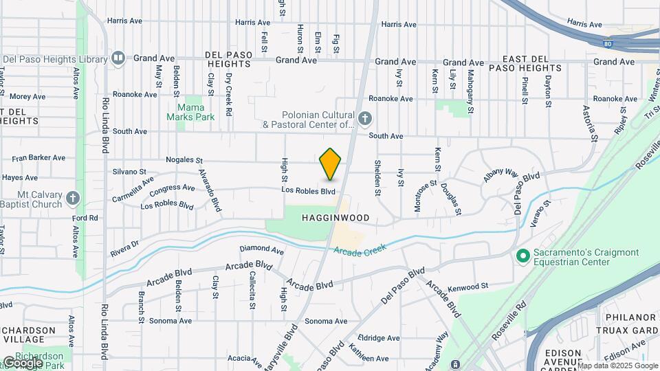 Los Robles Apartments Map and Location Details