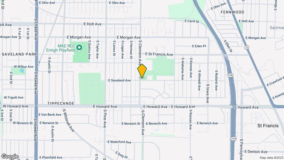 1211 E Saveland Ave, Unit 1211 Map and Location Details