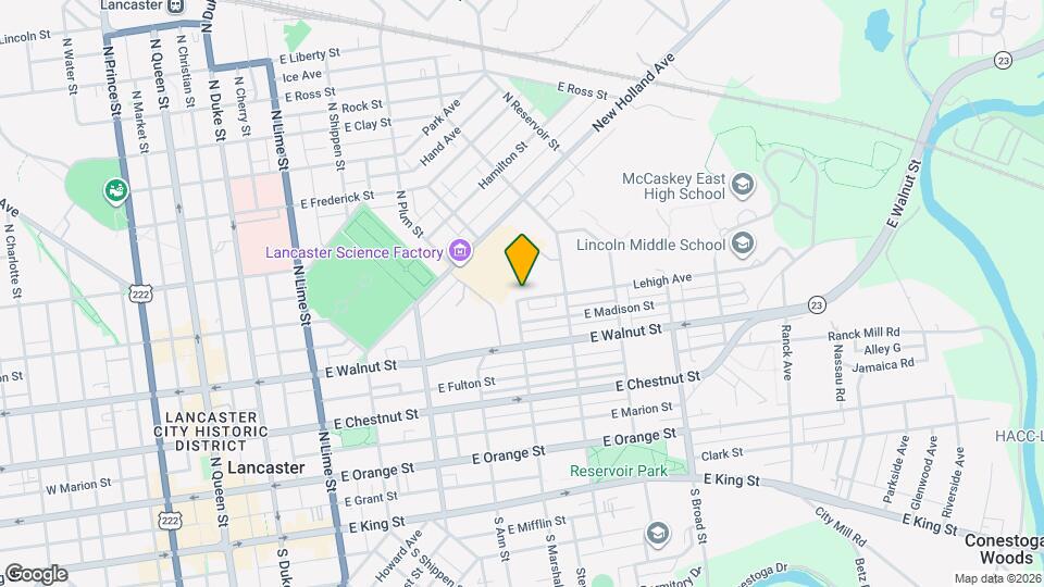 605 Lehigh Ave Map and Location Details