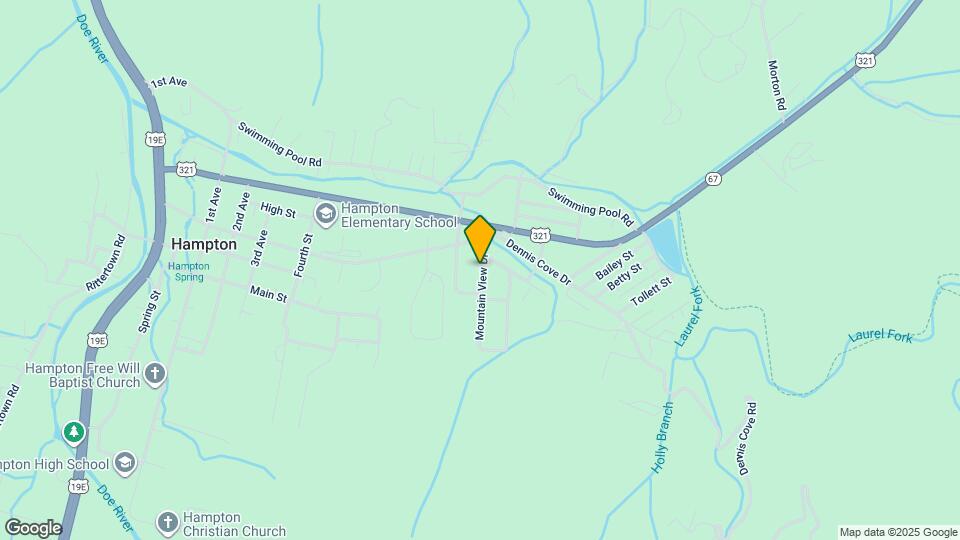208 Mountain View Dr Map and Location Details