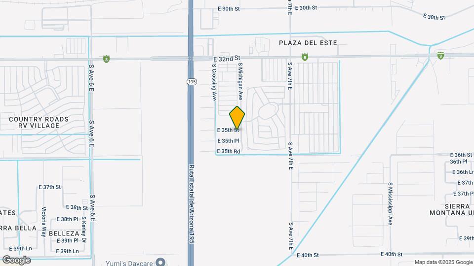 6731 E 35th St Map and Location Details