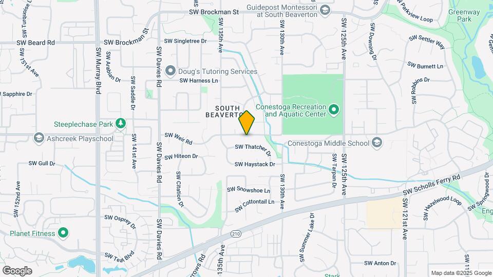 13280 SW Weir Rd Map and Location Details