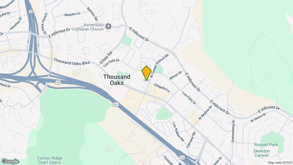 77 North in Thousand Oaks Mapa y Detalles de la Ubicación