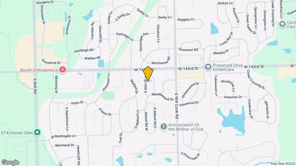 14353 S Glen Dr W Map and Location Details
