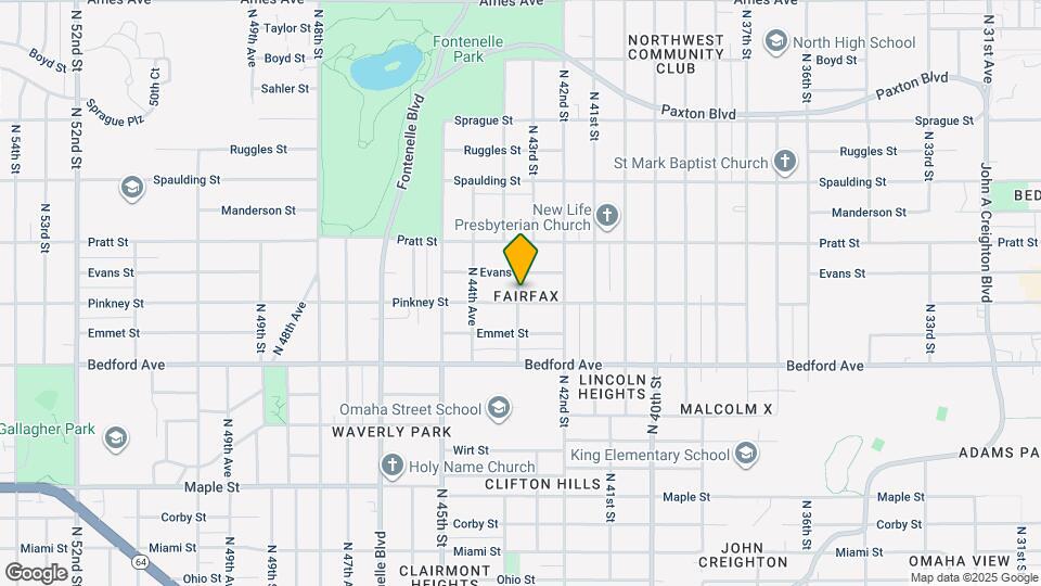 4242 Pinkney St Map and Location Details