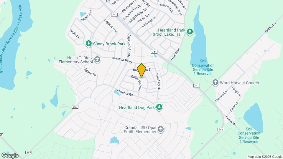 4114 Gaillardia Way Map and Location Details