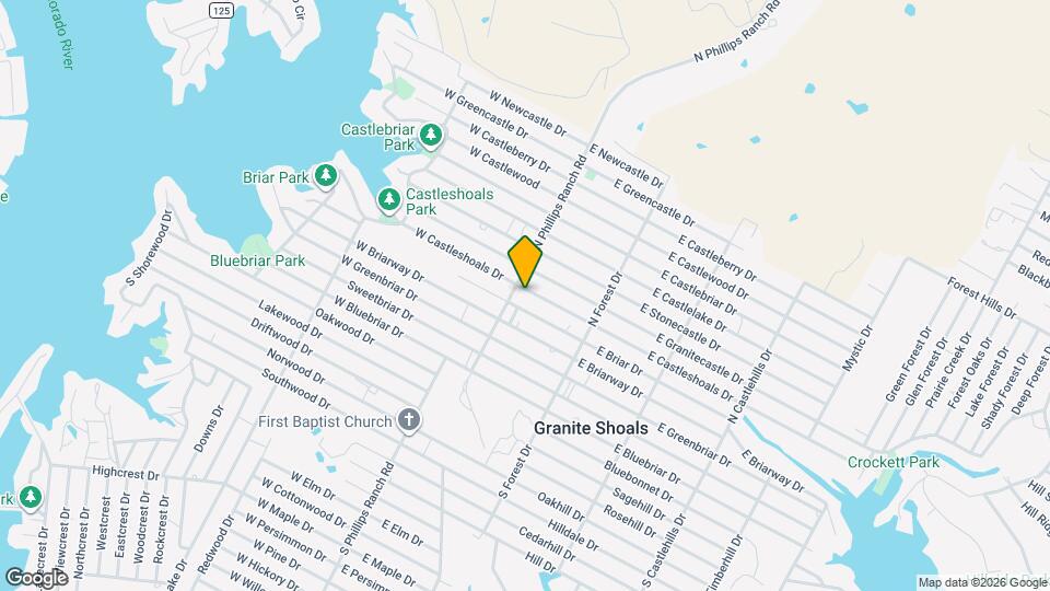 104 E Castleshoals Dr Map and Location Details