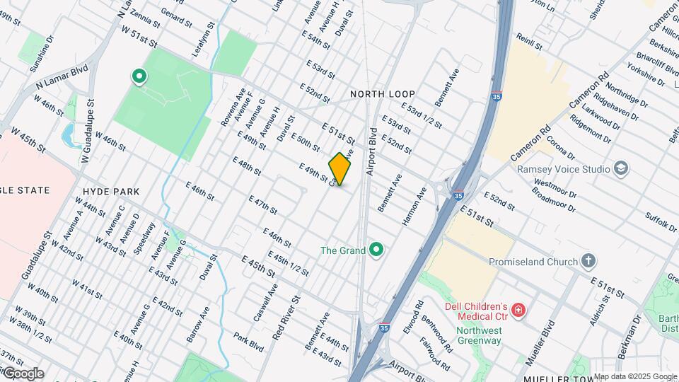 807 E 49th St Map and Location Details