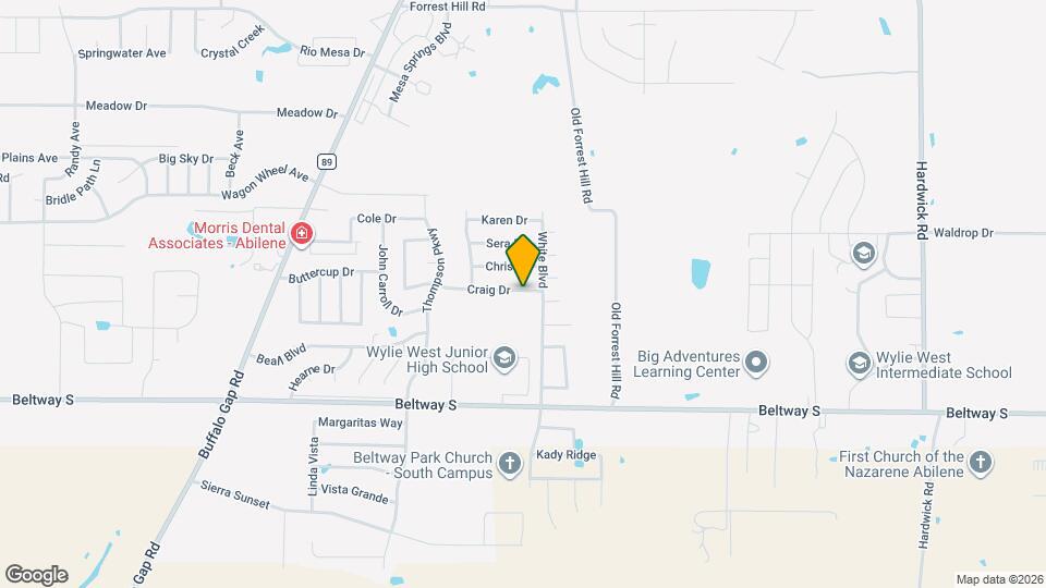 3925 Craig Dr Map and Location Details