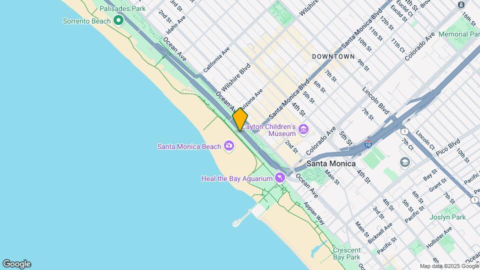 1341 Palisades Beach Rd Mapa y Detalles de la Ubicación