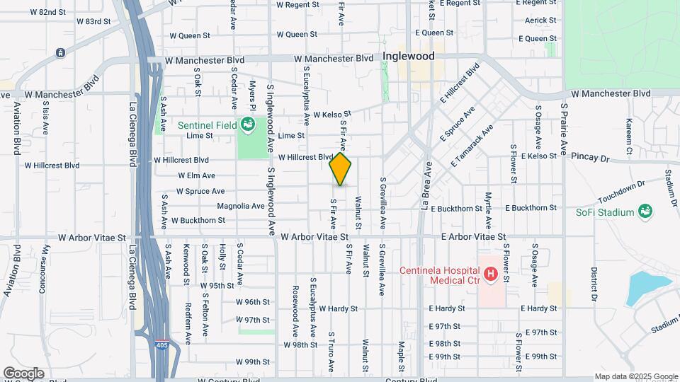 706 S Fir Ave Map and Location Details