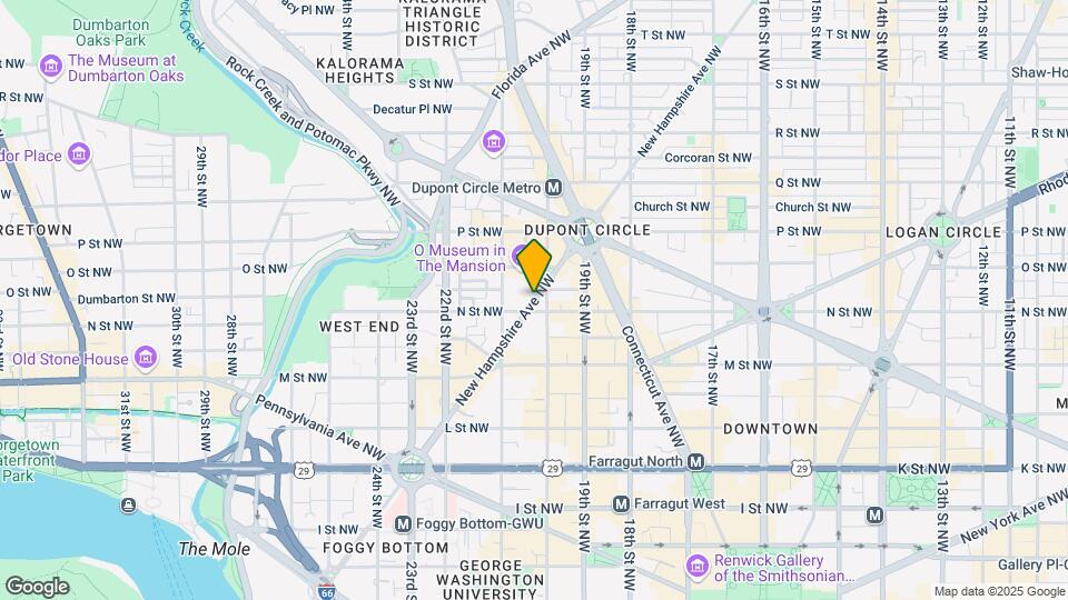 1316 New Hampshire Ave NW Map and Location Details