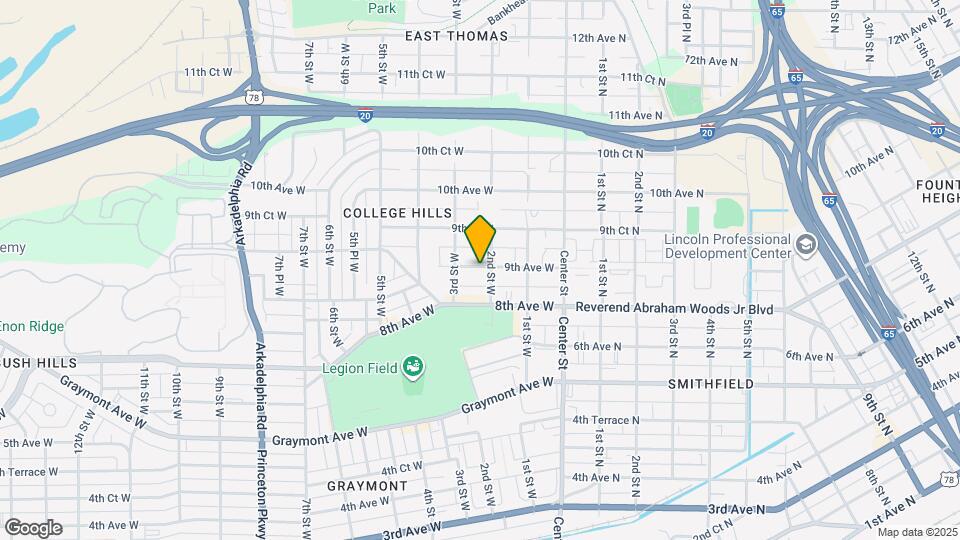 207 9th Ave W Map and Location Details