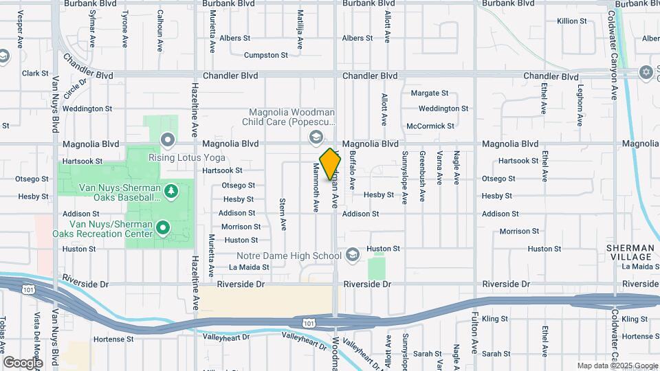 5051 Woodman Ave, Unit 10 Map and Location Details