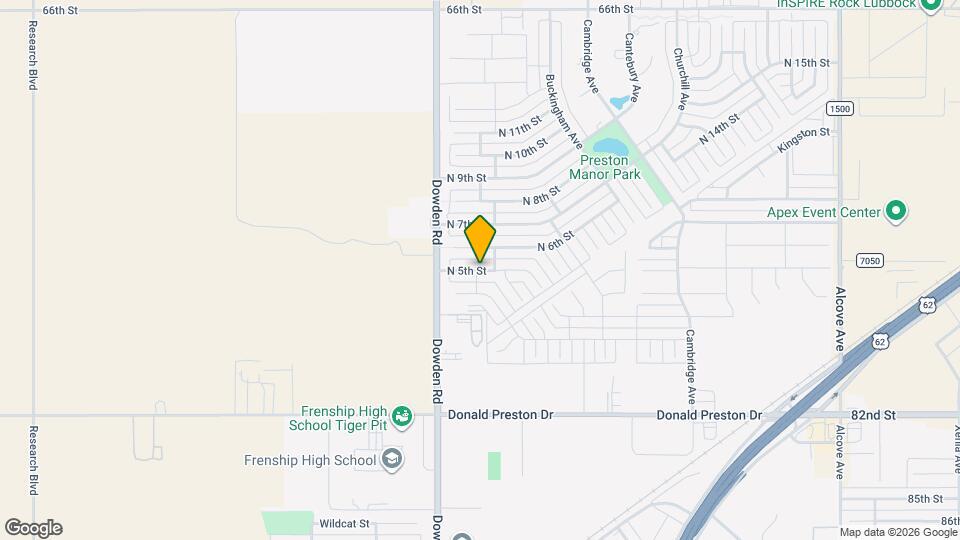 402 E 30th St Map and Location Details