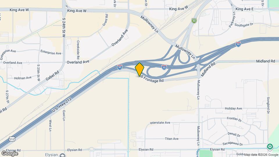 5918 S Frontage Rd, Unit #3 Mapa y Detalles de la Ubicación
