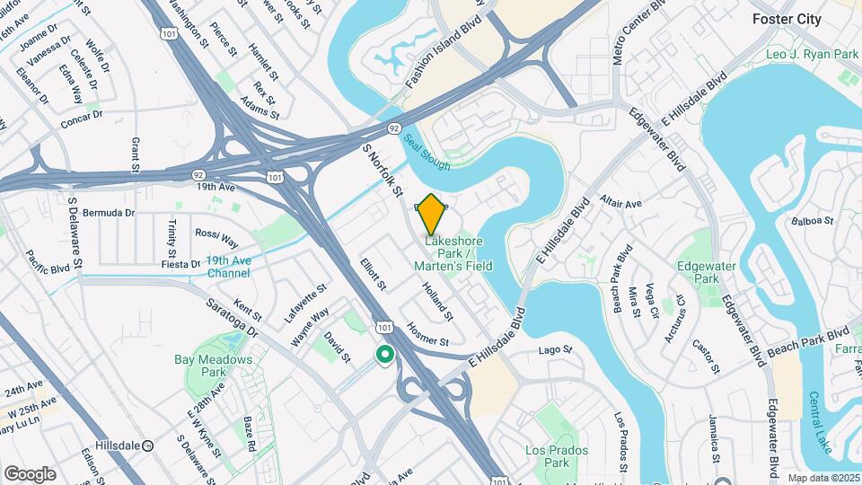 2425 S Norfolk St Map and Location Details