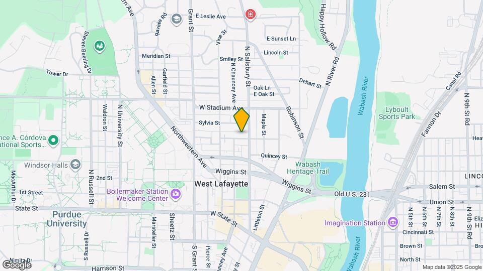 110 W Lutz Ave Map and Location Details