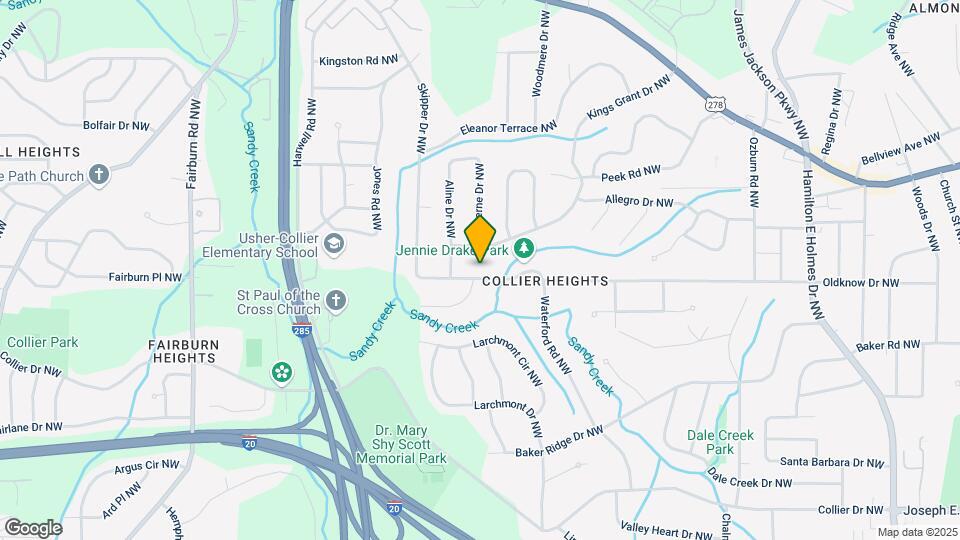 703 Waterford Rd NW Map and Location Details