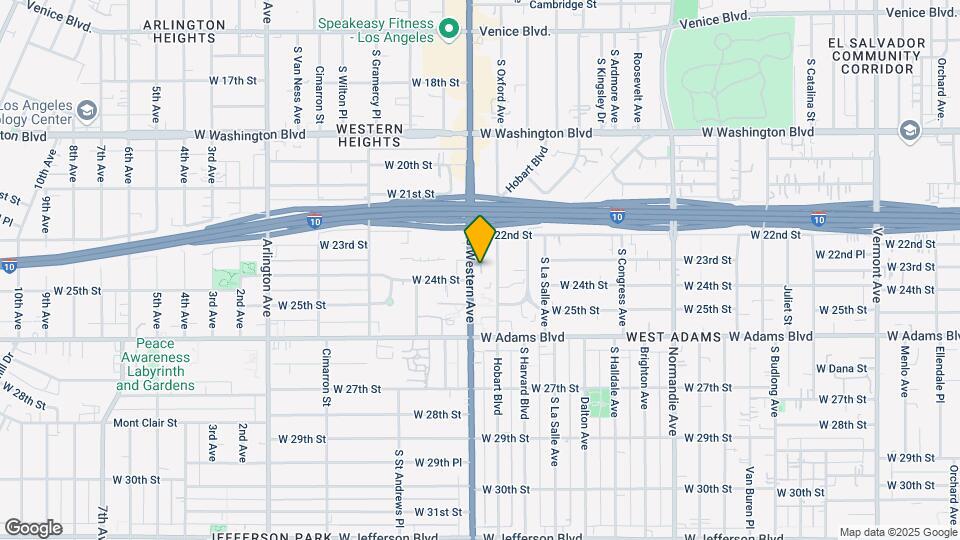 2244 S Western Ave Mapa y Detalles de la Ubicación