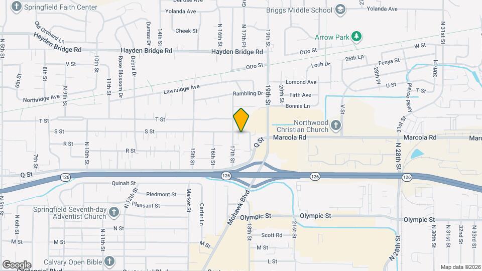 1741-1743 S St Map and Location Details