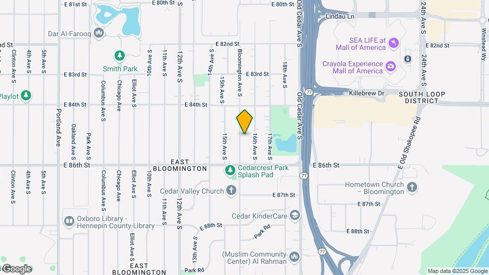 8501 Bloomington Ave S Map and Location Details