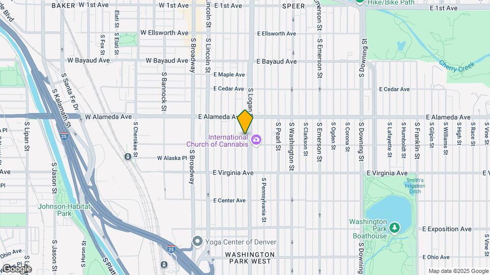 361 S Logan St Map and Location Details