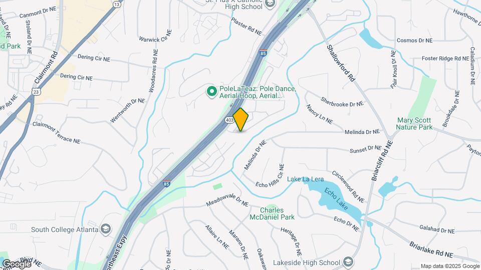 2516 Peachwood Cir NE Map and Location Details