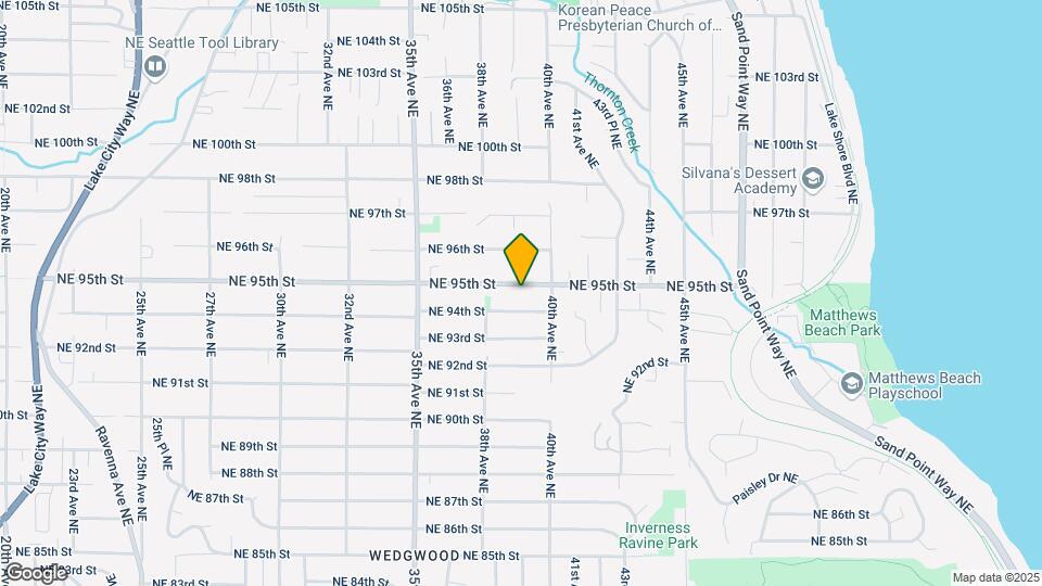 3829 NE 95th St Map and Location Details