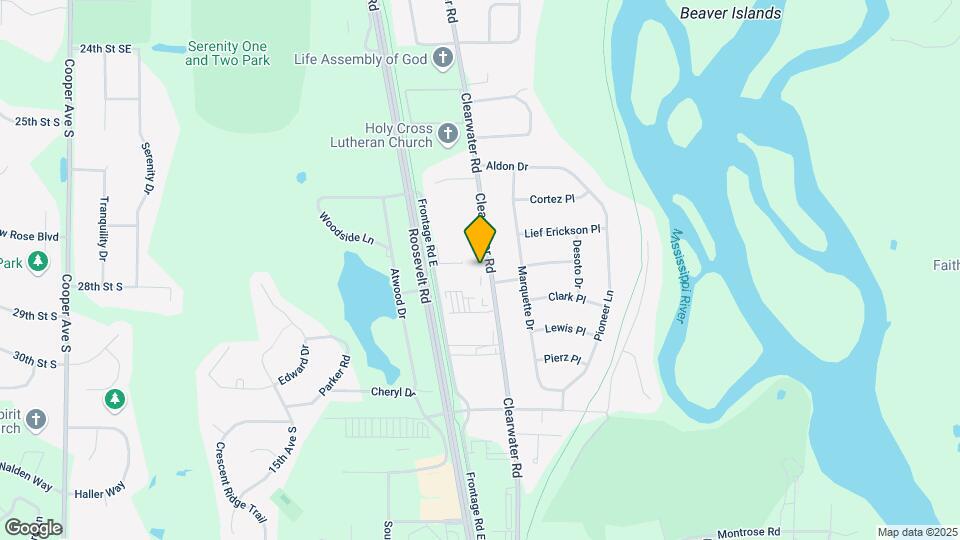 2639 Clearwater Rd Map and Location Details