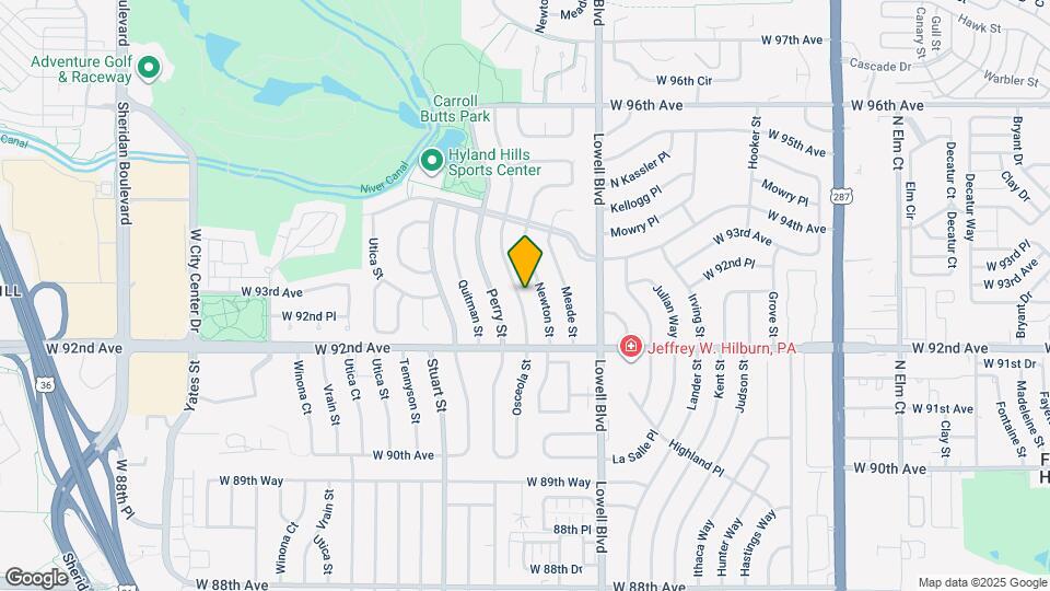 9270 Osceola St Map and Location Details