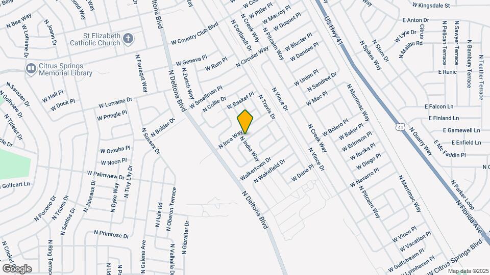 789 W Hallam Dr Map and Location Details